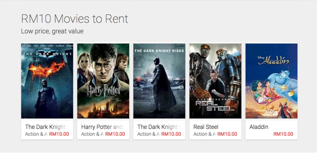 Google Play Movies Malaysia