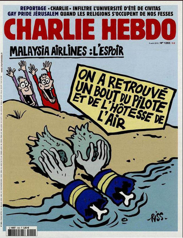 Charlie Hebdo MH370