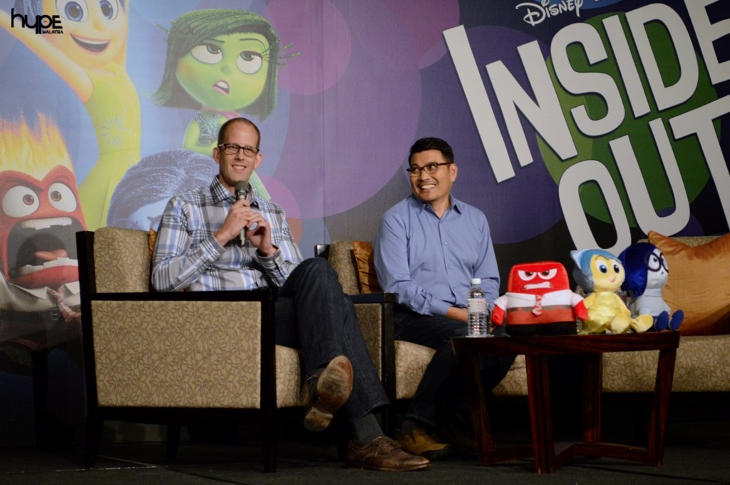 Pete Docter and Ronnie del Carmen for Disney Pixar Inside Out in Malaysia