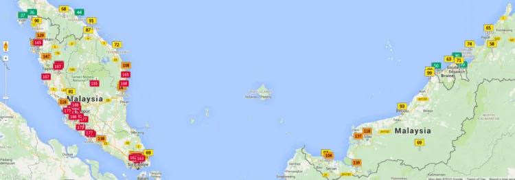 Source: aqicn.org/map/malaysia