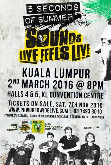 5 Seconds of Summer Live in Kuala Lumpur