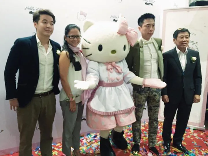 Hello Kitty Gourmet Cafe Ribbon Cutting Ceremony in Malaysia