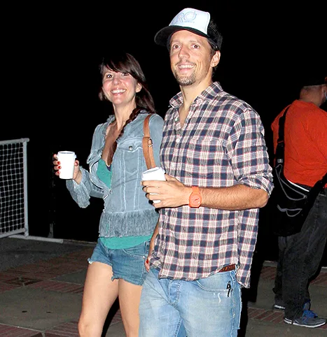 Jason Mraz and Christina Carano
