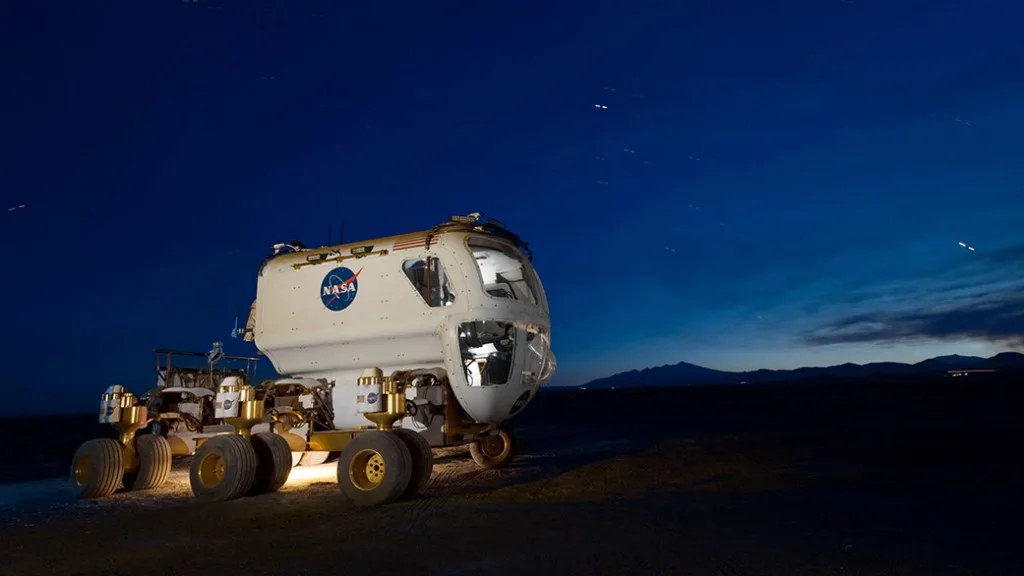 NASA is currently working to on a vehicle that will be able to navigate tough terrain with the Multi-Mission Space Exploration Vehicle (MMSEV). (Source: NASA)