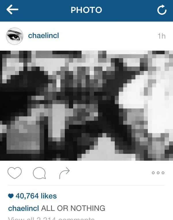 2NE1 CL Instagram All or Nothing