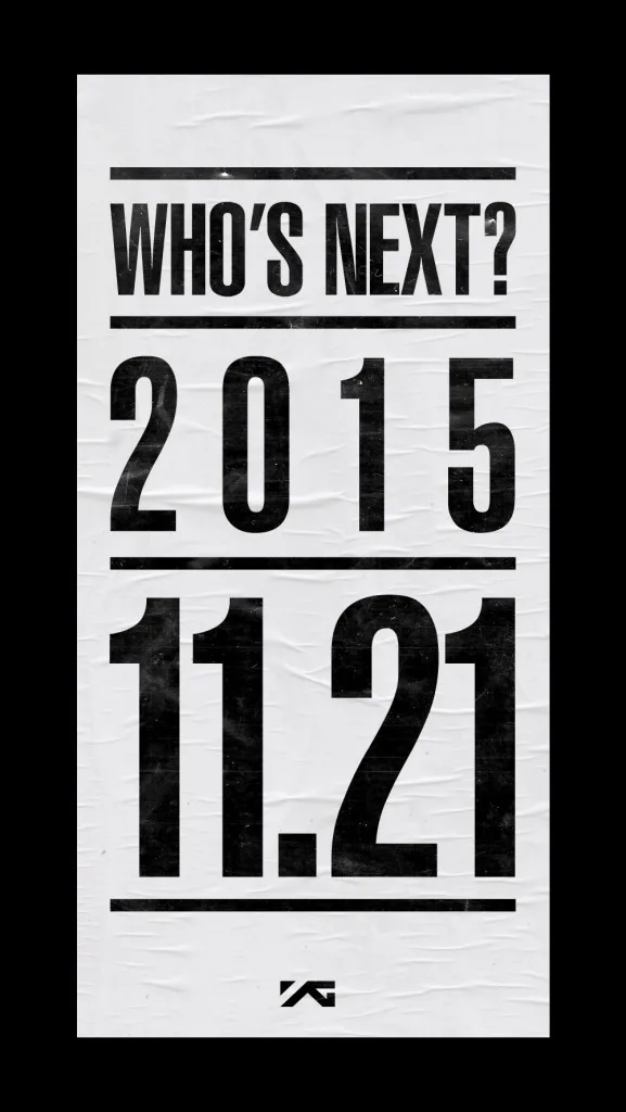 YG Who's Next November 2015