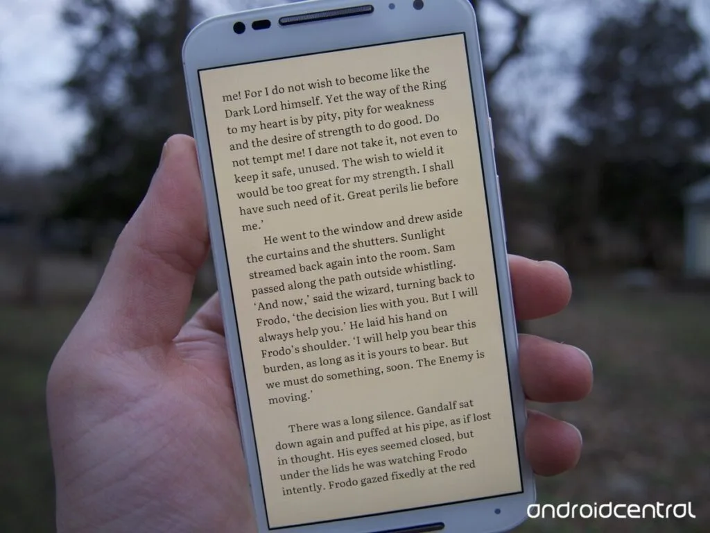 Google Play Books Night Light