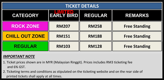 Little Mix Concert in Malaysia Ticket Prices