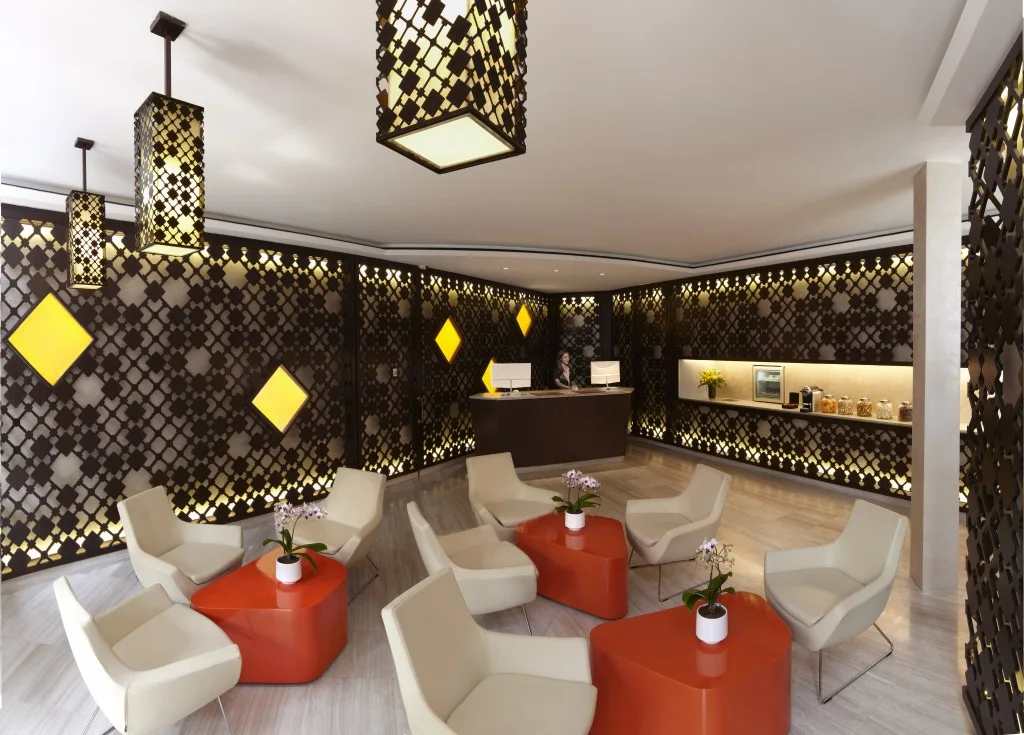 Lobby and Reception Area at Naumi Liora Hotel