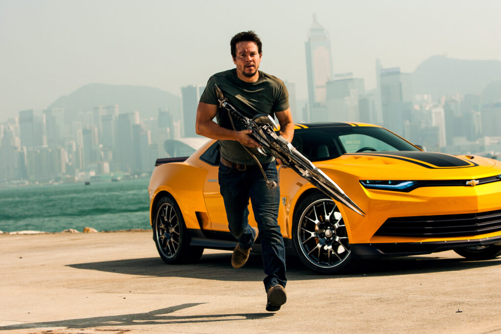Mark Wahlberg plays Cade Yeager in TRANSFORMERS: AGE OF EXTINCTION, from Paramount Pictures.