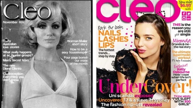 Cleo magazine over the years (Source: smh.com.au)