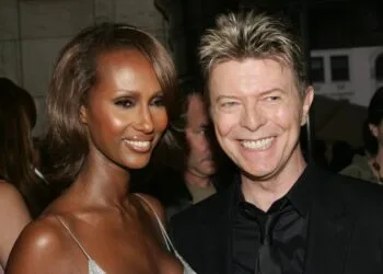 David Bowie & Iman (Source: Getty Images)