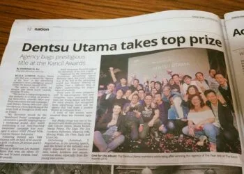 Source: Dentsu Utama's Facebook page
