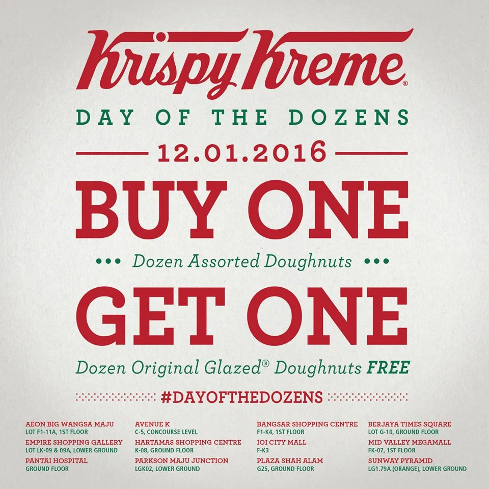 Source: Krispy Kreme Malaysia's Facebook page