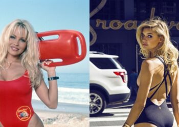 Pamela Anderson (L) and Kelly Rohrbach (R) / Source: 1, 2