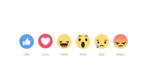 Facebook Reactions Animation