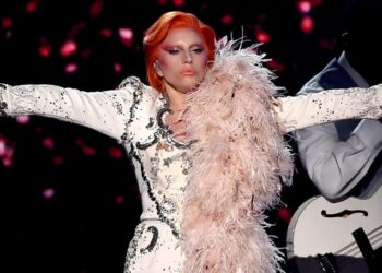 LOS ANGELES, CA - FEBRUARY 15: Recording artist Lady Gaga performs onstage during The 58th GRAMMY Awards at Staples Center on February 15, 2016 in Los Angeles, California. (Photo by Kevin Winter/WireImage)