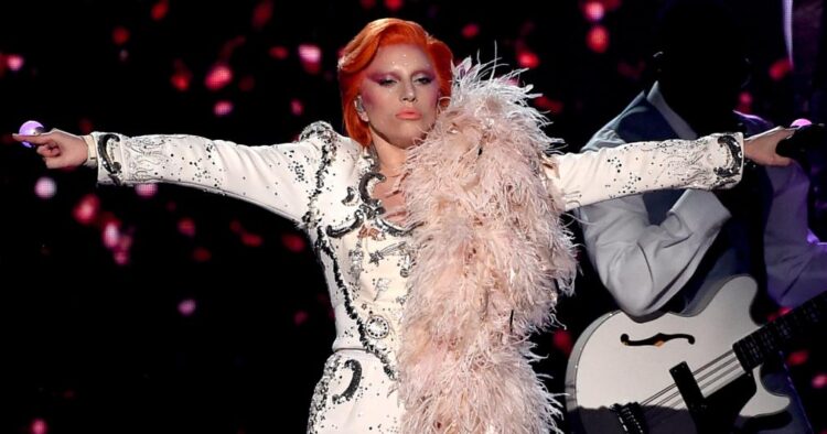 LOS ANGELES, CA - FEBRUARY 15: Recording artist Lady Gaga performs onstage during The 58th GRAMMY Awards at Staples Center on February 15, 2016 in Los Angeles, California. (Photo by Kevin Winter/WireImage)