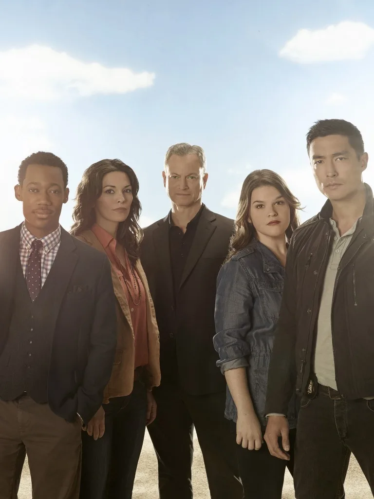 CRIMINIAL MINDS: BEYOND BORDERS - "Criminal Minds: Beyond Borders" stars Tyler James Williams as Russ, Alana De La Garza as Clara, Gary Sinise as Jack, Annie Funke as Mae and Daniel Henney as Matthew. (ABC Studios/Kharen Hill)