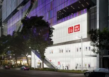 An artist's impression of the new Uniqlo global flagship store in Singapore. (Source: Uniqlo)
