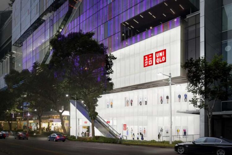 An artist's impression of the new Uniqlo global flagship store in Singapore. (Source: Uniqlo)