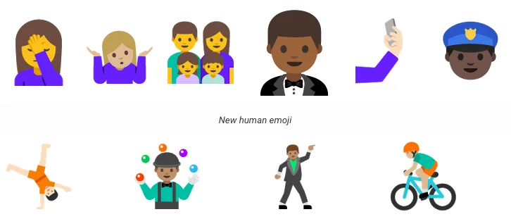 Android N Emoji
