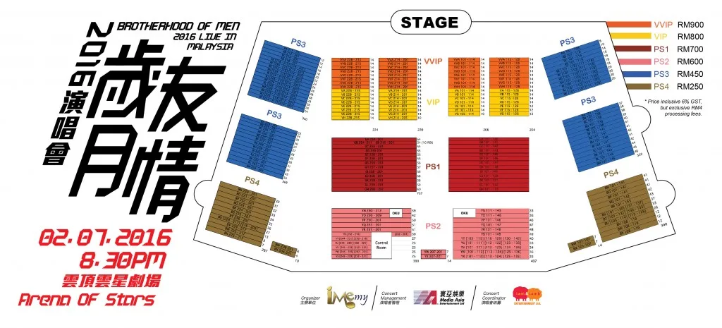 BOM Seating Plan