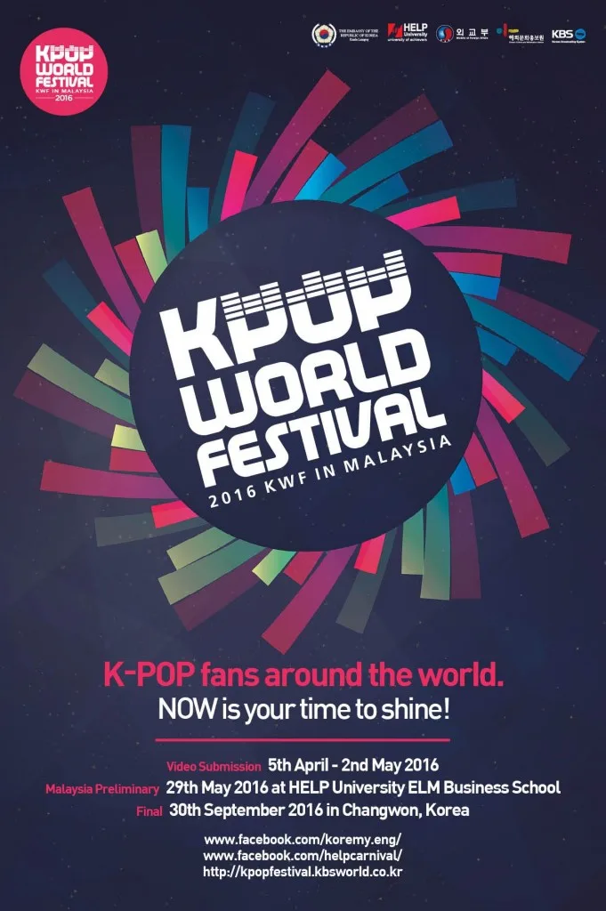 K-Pop World Festival Poster