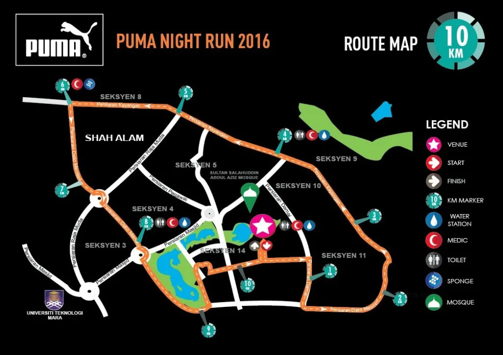 PUMA MY Route 10KM