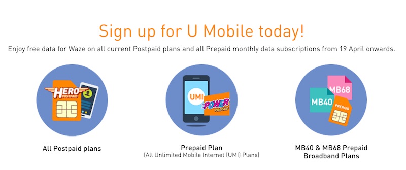 U-Mobile-Free-Data-for-Waze-Plans