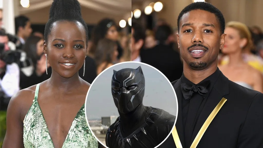 lupita_nyongo_michael_b_jordan_black_panther_Getty Images