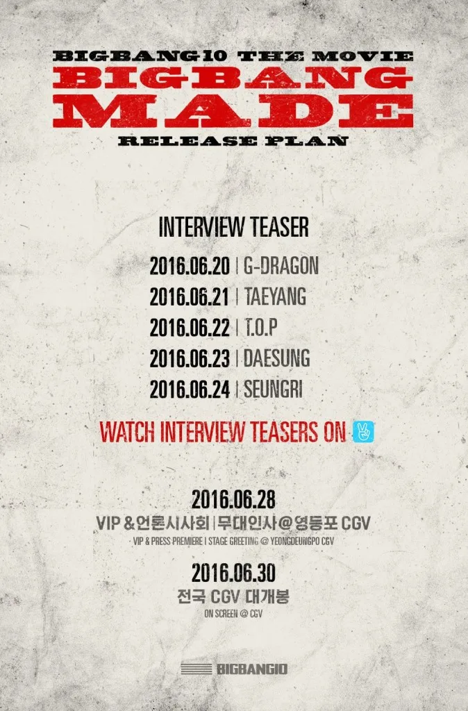 Source: BIGBANG Facebook