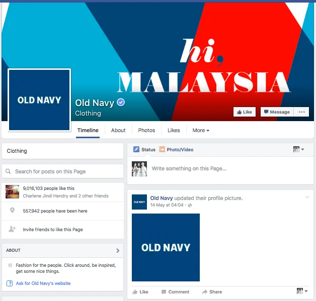 "hi, MALAYSIA" (Source: facebook.com/oldnavymy)