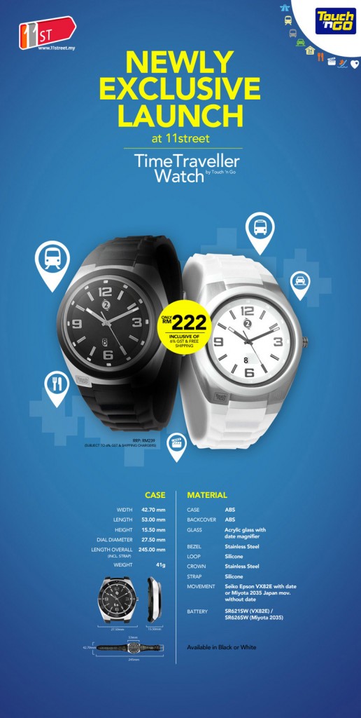TimeTraveller Watch Touch N Go