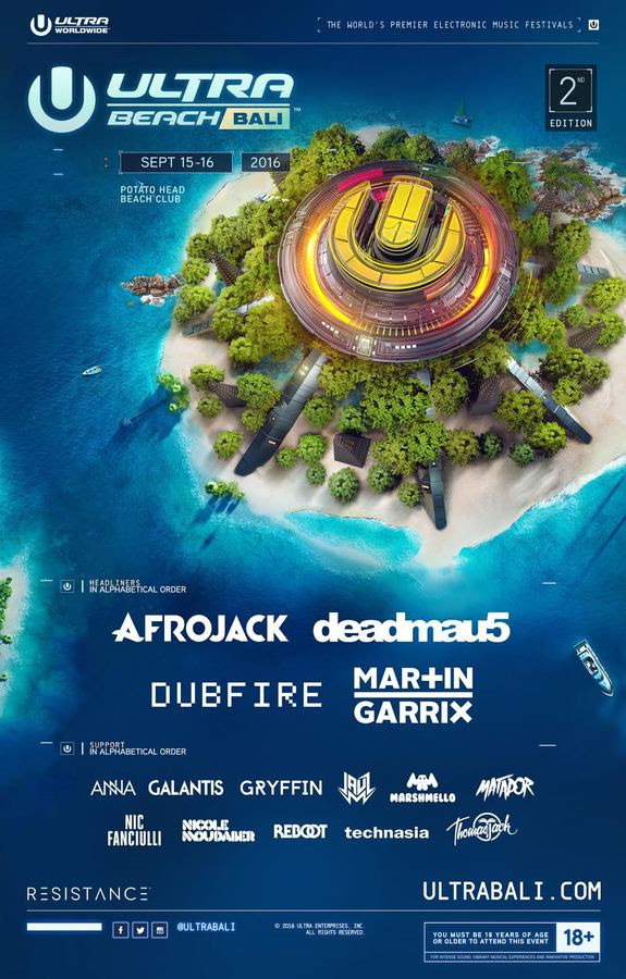 (UPDATE) #UltraBali: 2016 Edition Of ULTRA Beach Bali Confirmed For ...