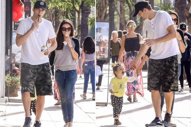 ashton kutcher mila kunis wyatt