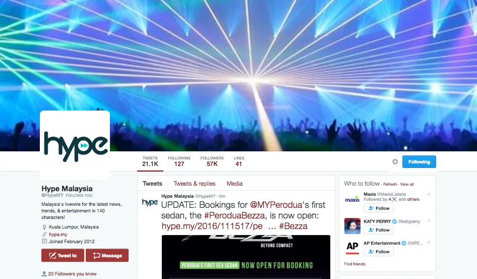 Source: twitter.com/hypemy