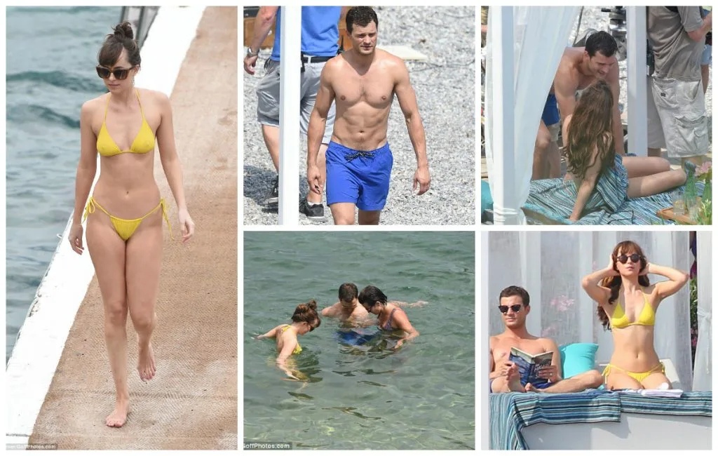 Jamie-Dornan-Dakota-Johnson-Shooting-Film-Fifty-Shades-Freed Neil Warner: Goff Photos