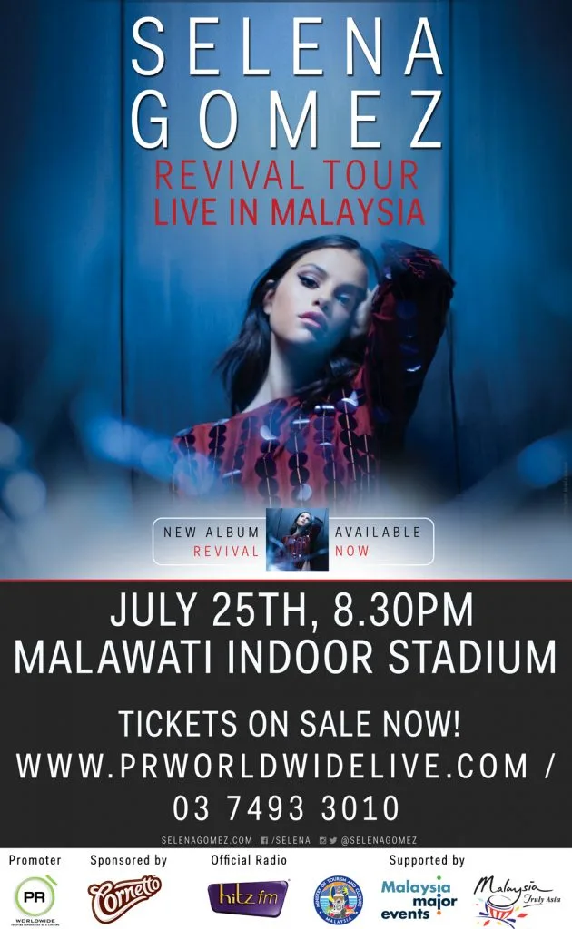 Selena Gomez Revival Tour Malaysia