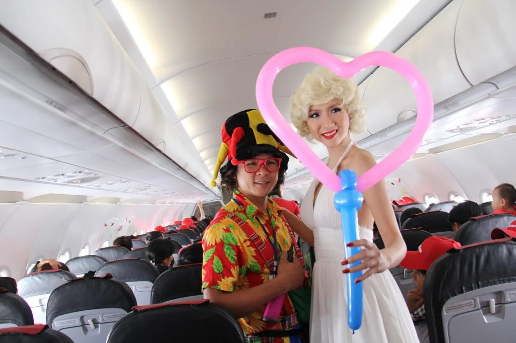 Vietjet's lively inflight activity