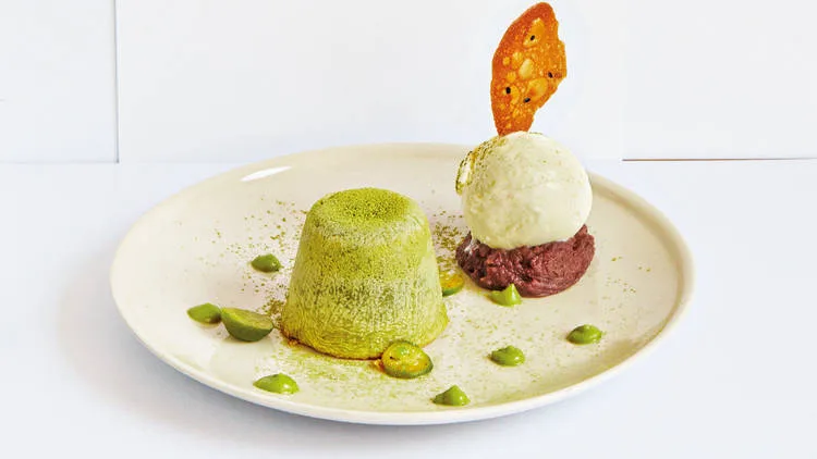matcha molten cake