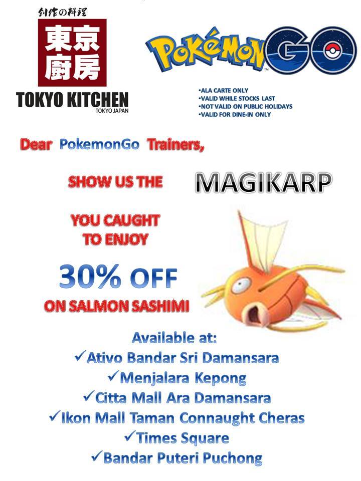 Pokemongo 7 Restaurants That Offer Promotions For Pokemon Trainers Hype Malaysia