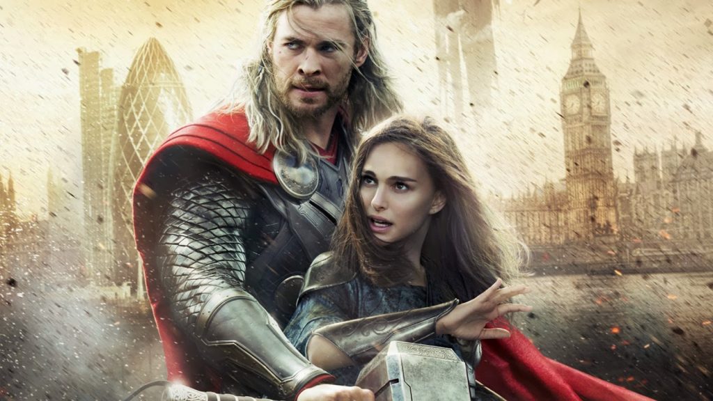 Chris-Hemsworth-and-Natalie-Portman-Thor-2-Wallpaper