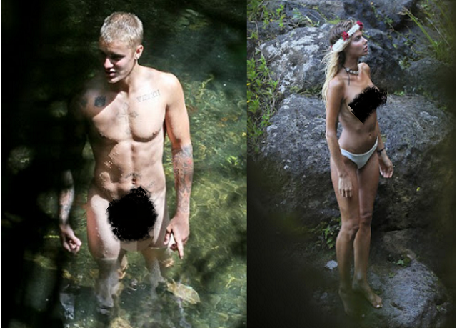 Justin Bieber Naked In Hawaii.