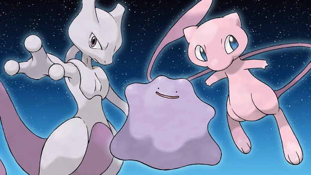 From left: Mewtwo, Ditto, Mew. Source: IGN