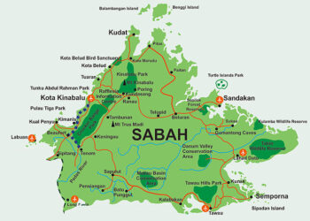 Source: Sabah Backpackers