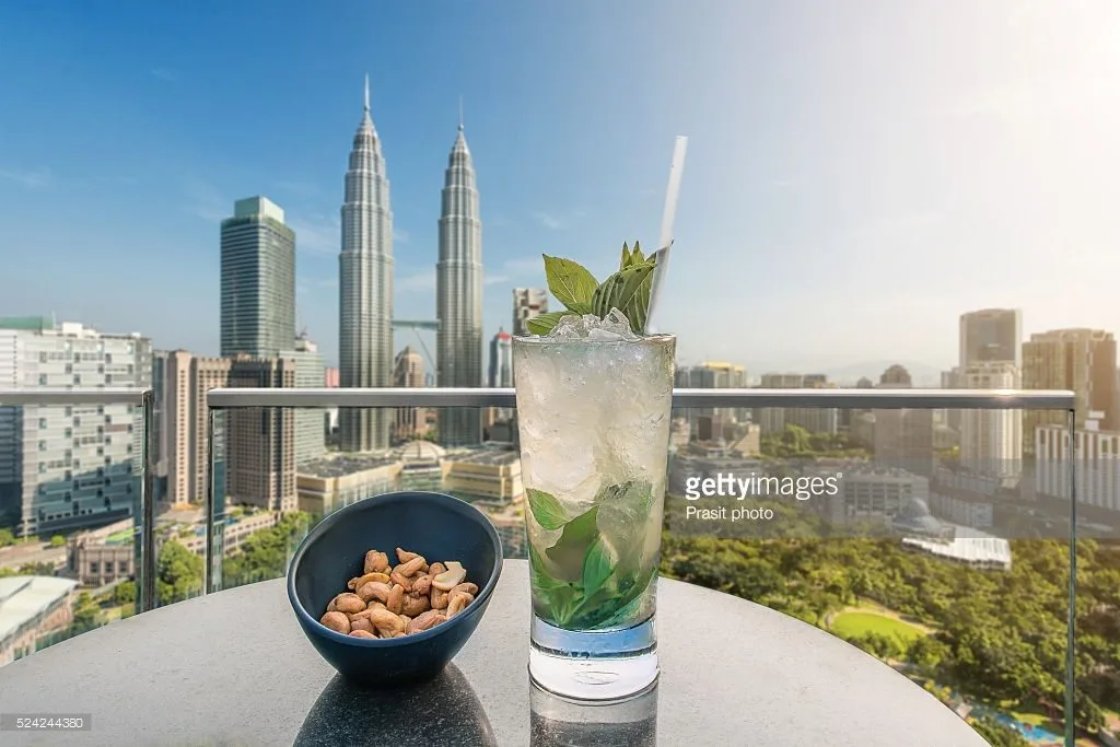 rooftop bar at Kuala Lumpur, Malaysia