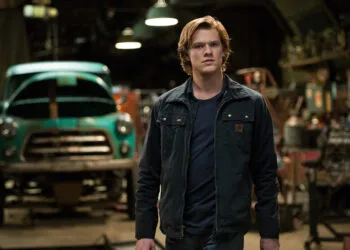 Lucas Till plays Tripp in Monster Trucks from Paramount Pictures.