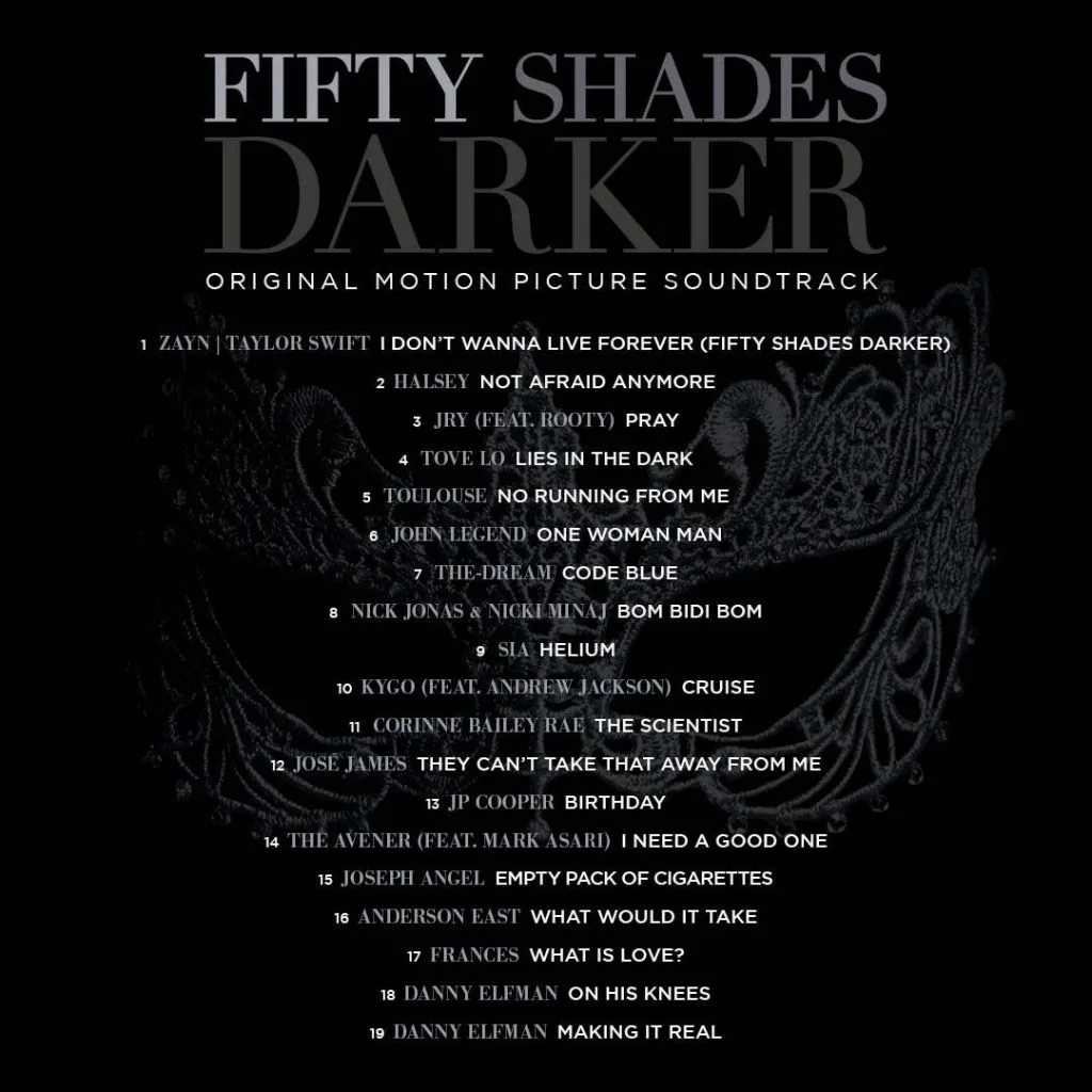 fifty shades darker tracklist