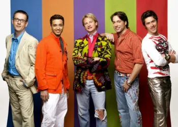 Ted Allen, Jai Rodriguez, Carson Kressley, Thom Filicia, and Kyan Douglas in "Queer Eye."